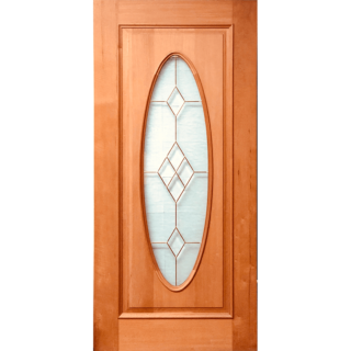 32X80 CEDAR GLASS DOOR W/MLDG