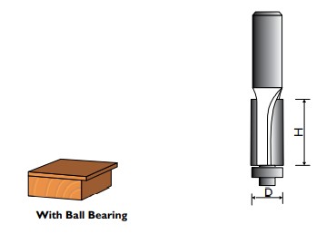 1-1/4X1/4X3/8 FLUSH TRIM BIT