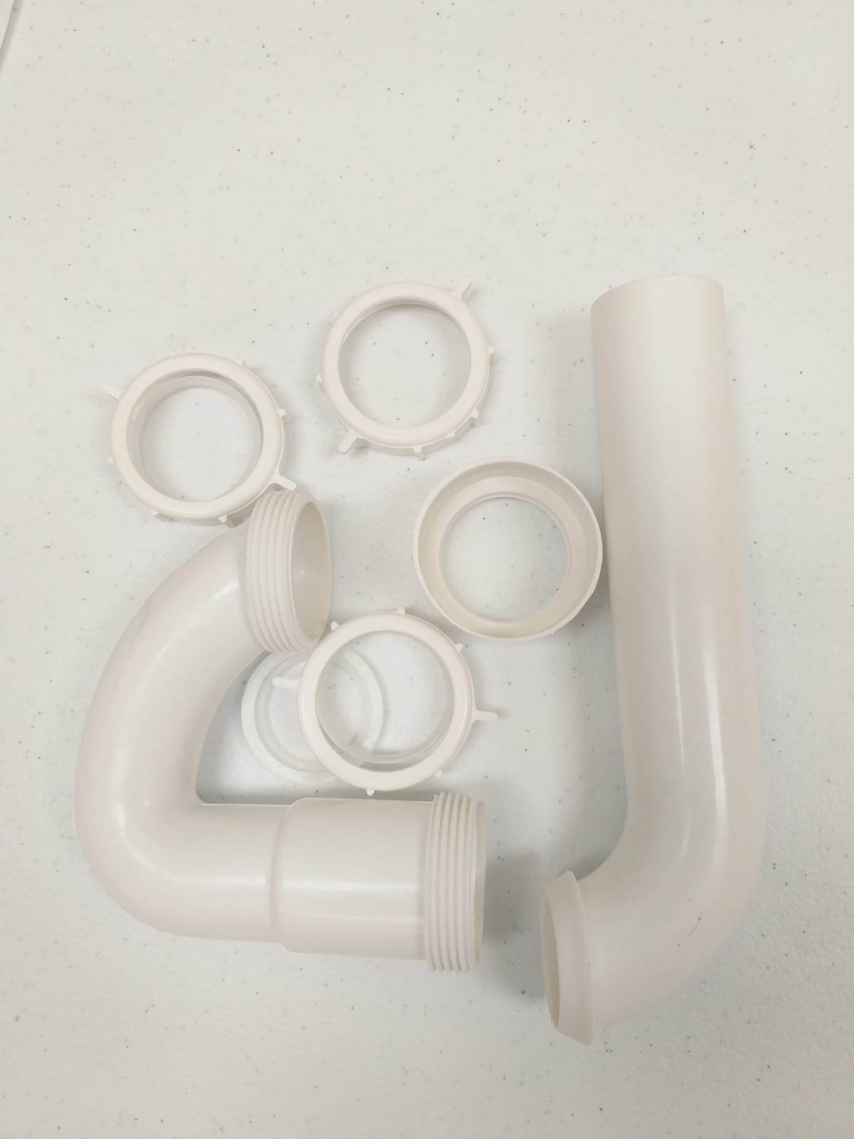 1-1/2 PVC P-TRAP W/TRAP ADAPTER