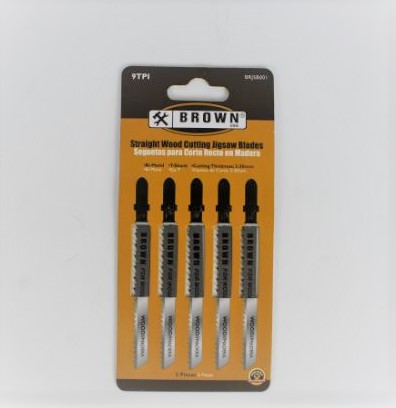 9 TPI WD JIGSAW BLADE 5PK