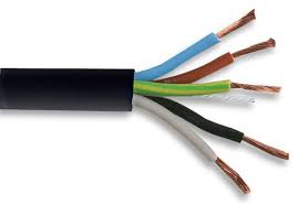 2.5MM 5 CORE FLEX BLACK