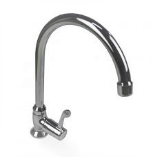 Kitchen Tap,Brass,Cp,Lever