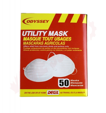DISPOSABLE DUST MASK 50PC/BX