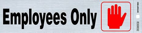 2X8 EMPLOYESS ONLY BLACK/RED