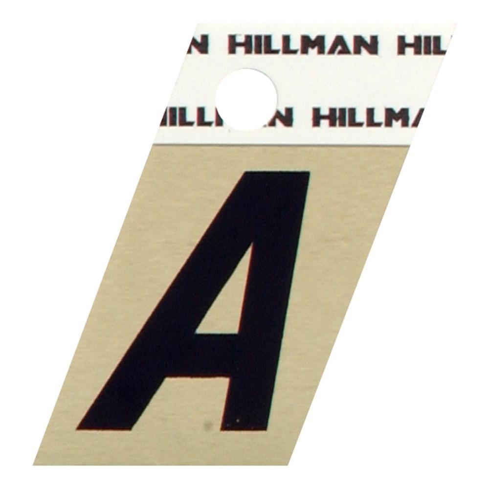 1 1/2 B/G HILLMAN LETTER "A"