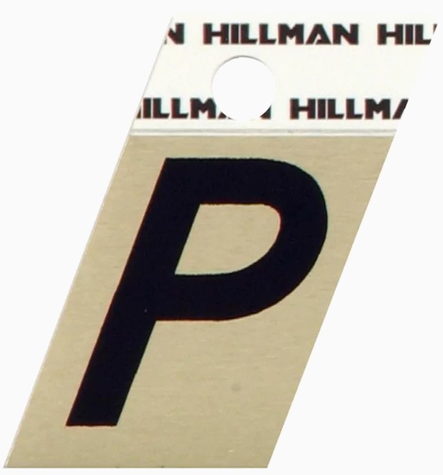 2&nbsp;&nbsp;B/G HILLMAN LETTER P