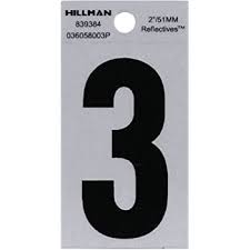 2 B/S REFLEC HILLMAN #3       6