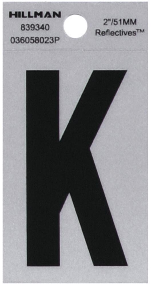 2 B/S REFLEC LETTER  K  (6)