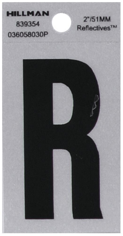 2 B/S REFLEC LETTER R ( 6)