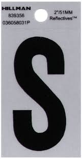 2 B/S REFLEC LETTER S (6)