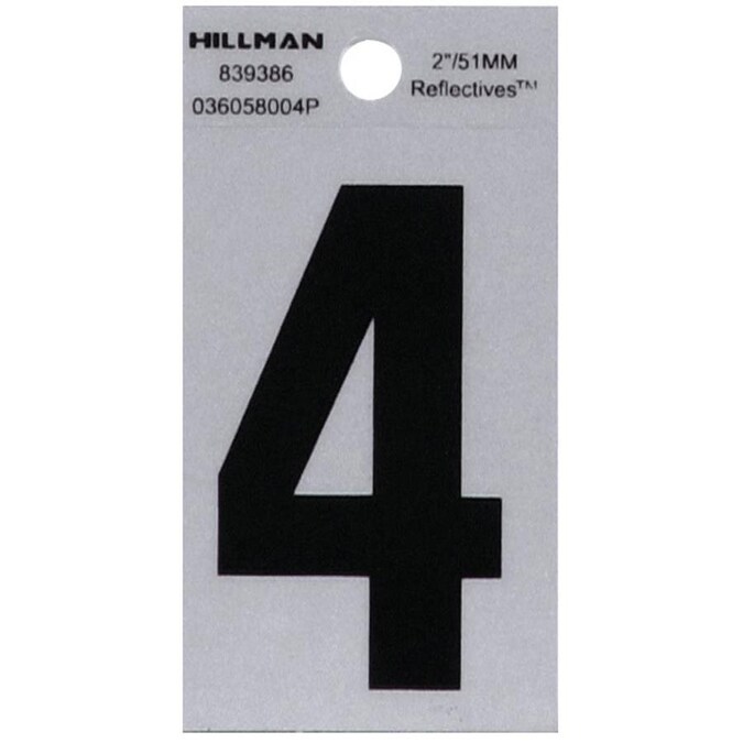 2 B/S REFLEC HILLMAN #4       6