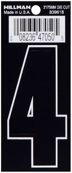 3  DIE-CUT BLACK VINYL 4