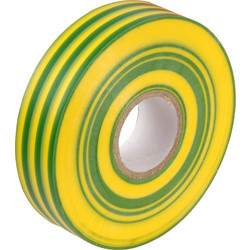 PVC ELECTRICAL TAPE GRN/YELLW