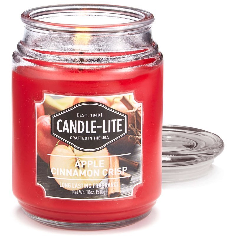 APPLE CRISP JAR CANDLE 18OZ