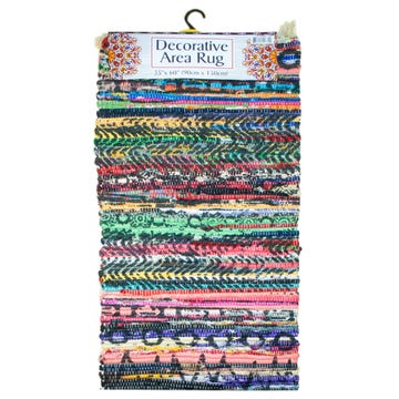 35"X60" MULTI-COLORED CHINDI RUG