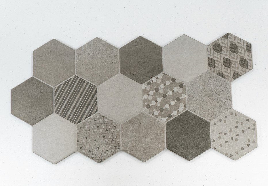 10.5"X20" HABITAT HEX ICE