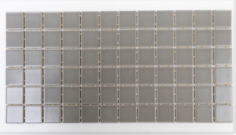 12X24  SUEDE GRAY MOSAIC TILE