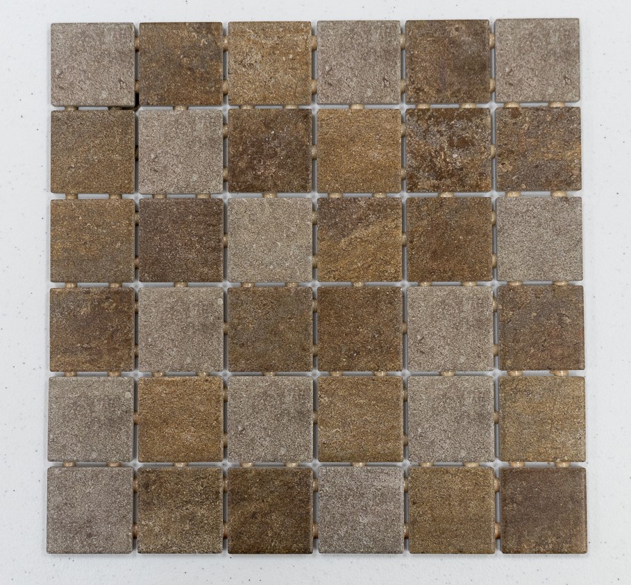 12X12 SLATE MIX MOSAIC TILE