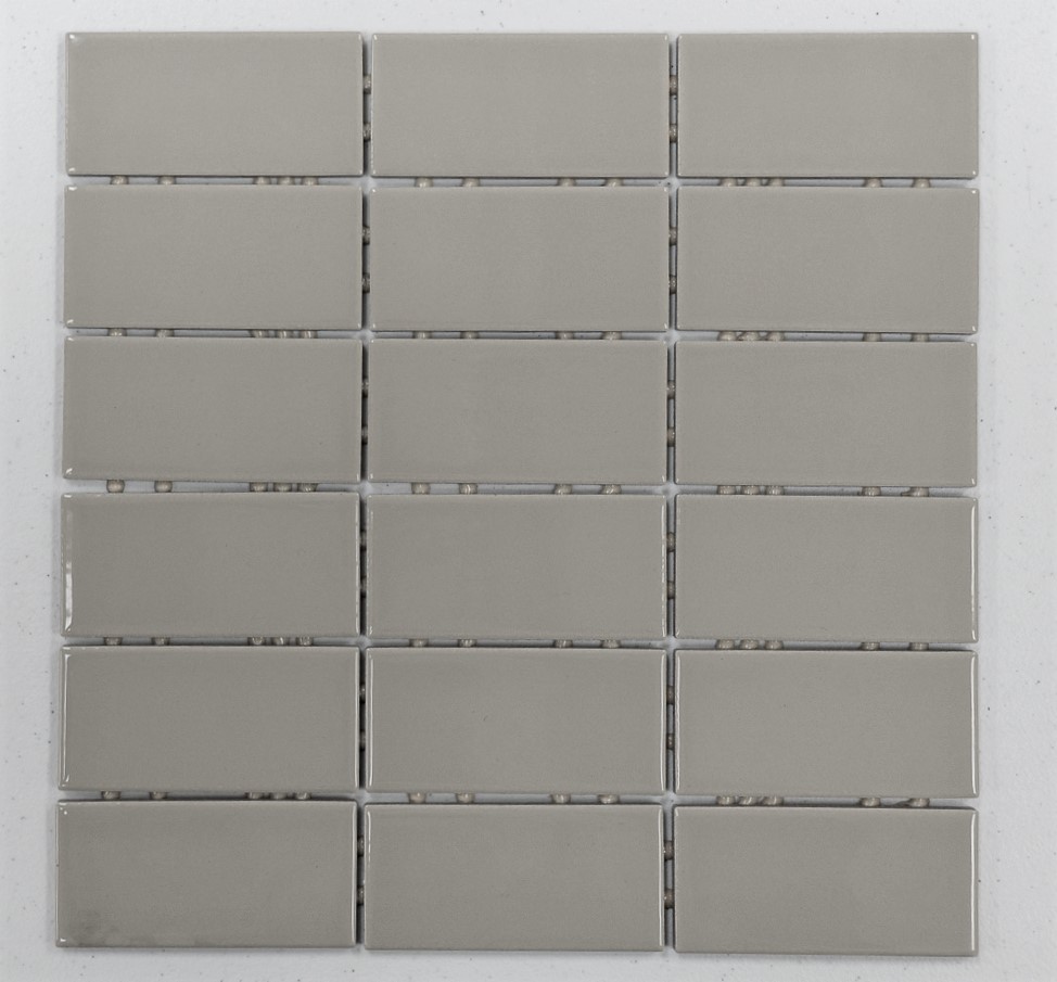 12X12 DELICATE GRAY  MOSAIC TILE