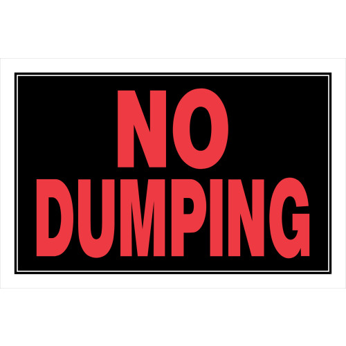 PLS-R/B-8X12 NO DUMPING