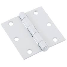 3" BUTT HINGE WHITE