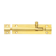 Barrel  Bolt  Brass 3"