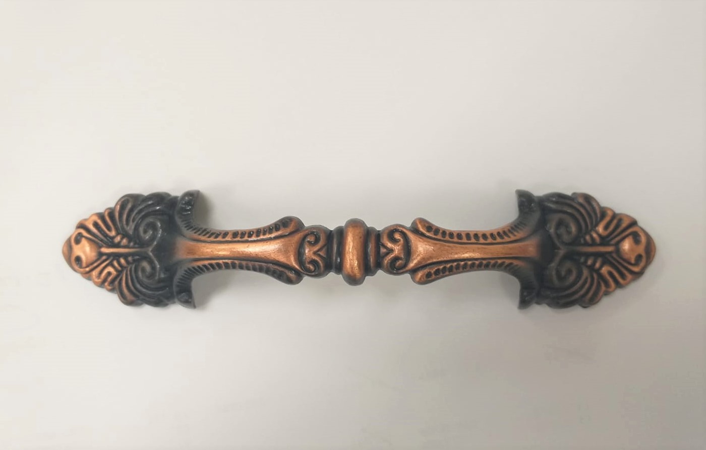 PULL, ANTIQUE COPPER 90MM