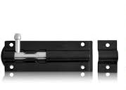 TOWER BOLTS HVY BLK 3"