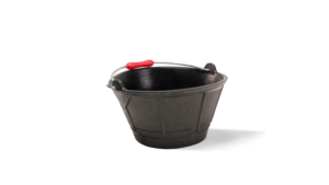 RUBBER BUCKET ITALIANO W/HANDLE
