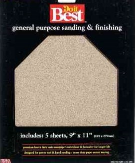 9x11 320 Grit u/Fine SandpapeR