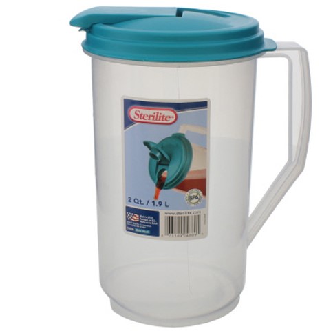 2 QRT ROUND PITCHER BLUE