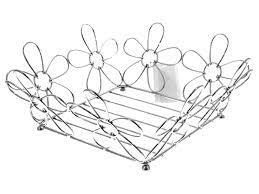 CHROME  PLATED FRUIT BASKET