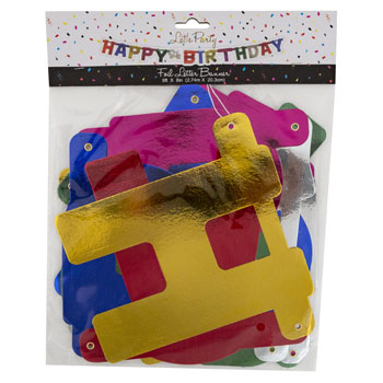 9'X8" BIRTHDAY BANNER JUMBO