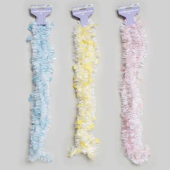 9FT BABY SHOWER TINSEL GARLAND