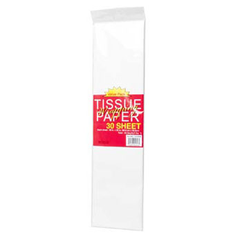 20X20 WHITE TISSUE PAPER 30SHT