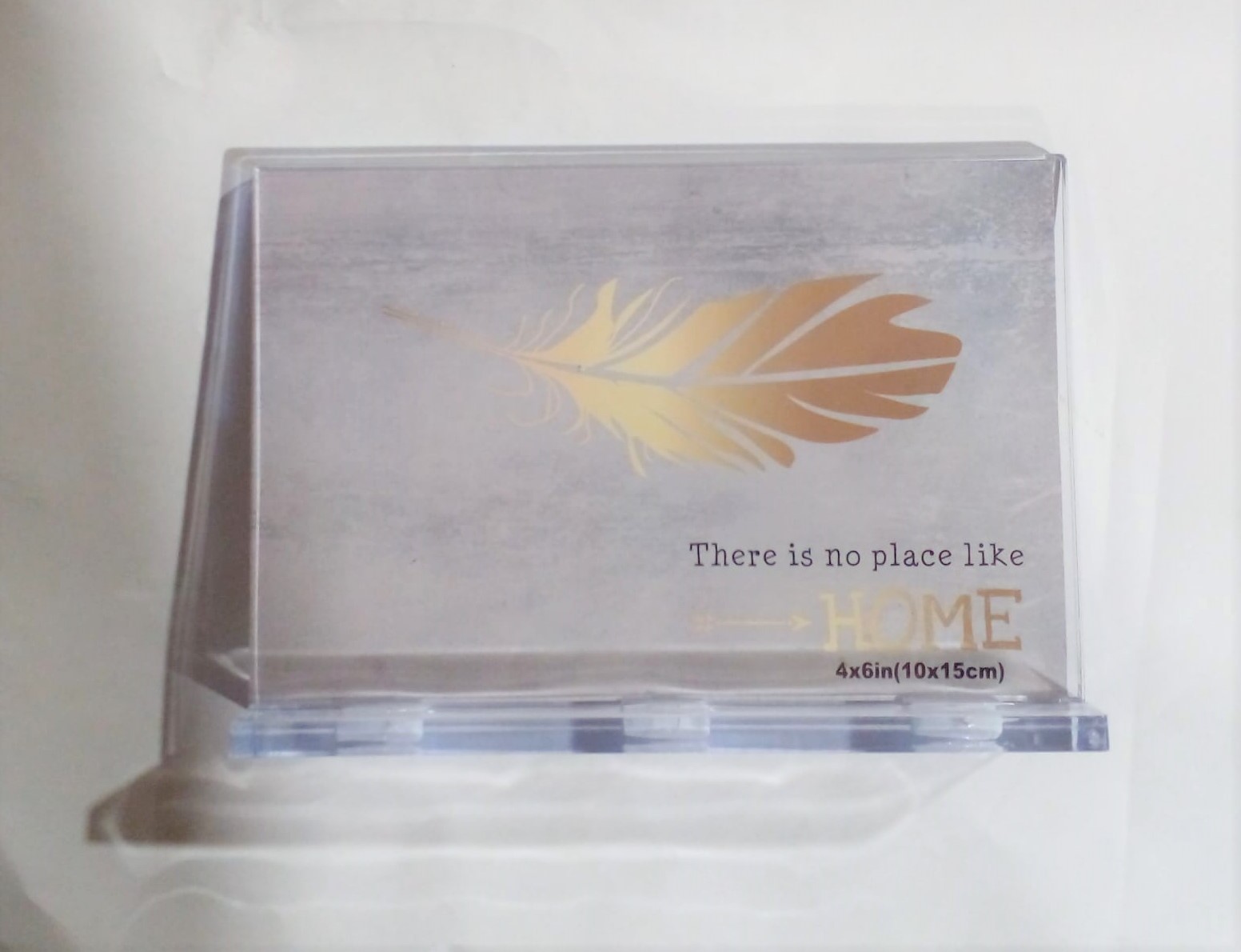 4X6IN PHOTO FRAME CLR PLASTIC