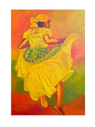 PAINTING 18X24 "BELLE PICHE FEM"