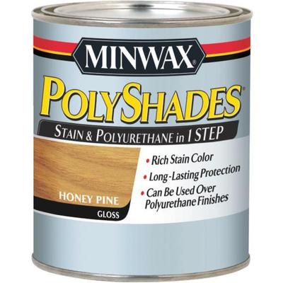 GLS HONEY PINE STAIN & FINISH QT