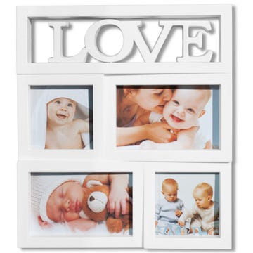 LOVE 4 SECT COLLAGE PHOTO FRAME