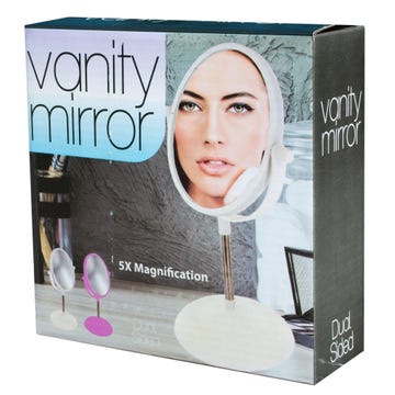 DUAL SIDED MAGNIFYING MIRROR