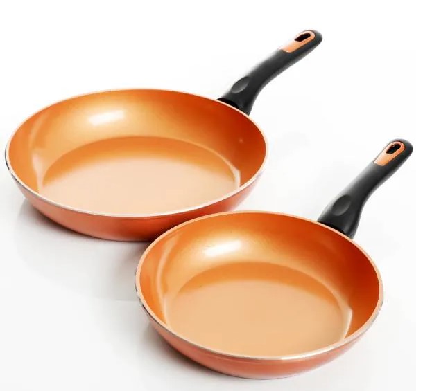 2PK NONSTICK ALUM FRYING PAN