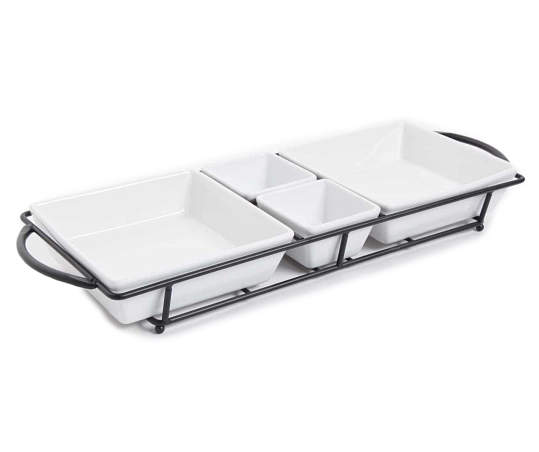 5PC PORCELIAN SERVING SET