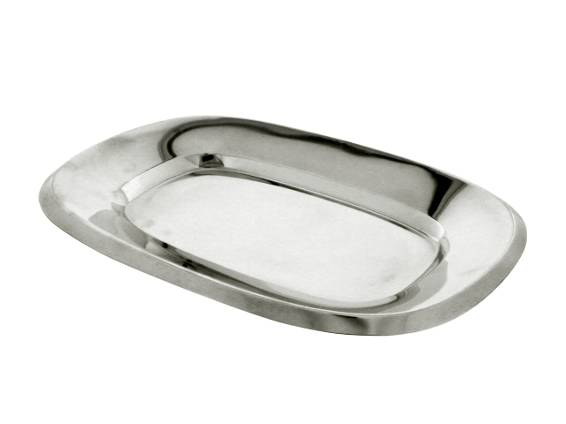 TRAY SILVER 11X8"