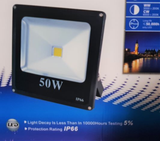 LED FLOOD LIGHT 50W 6500K