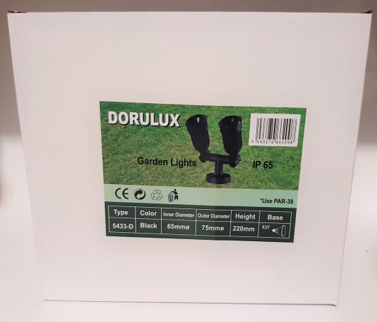 LED SPOTLIGHT PAR38 DBL E27