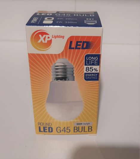 LED BULB G45 E27 3W 220V/240V