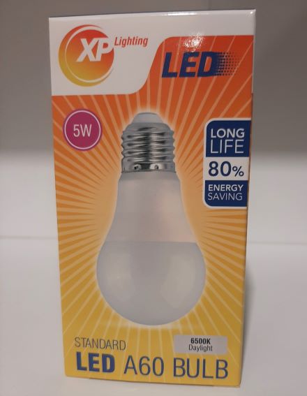 LED BULB A60 E27 5W 220/240V