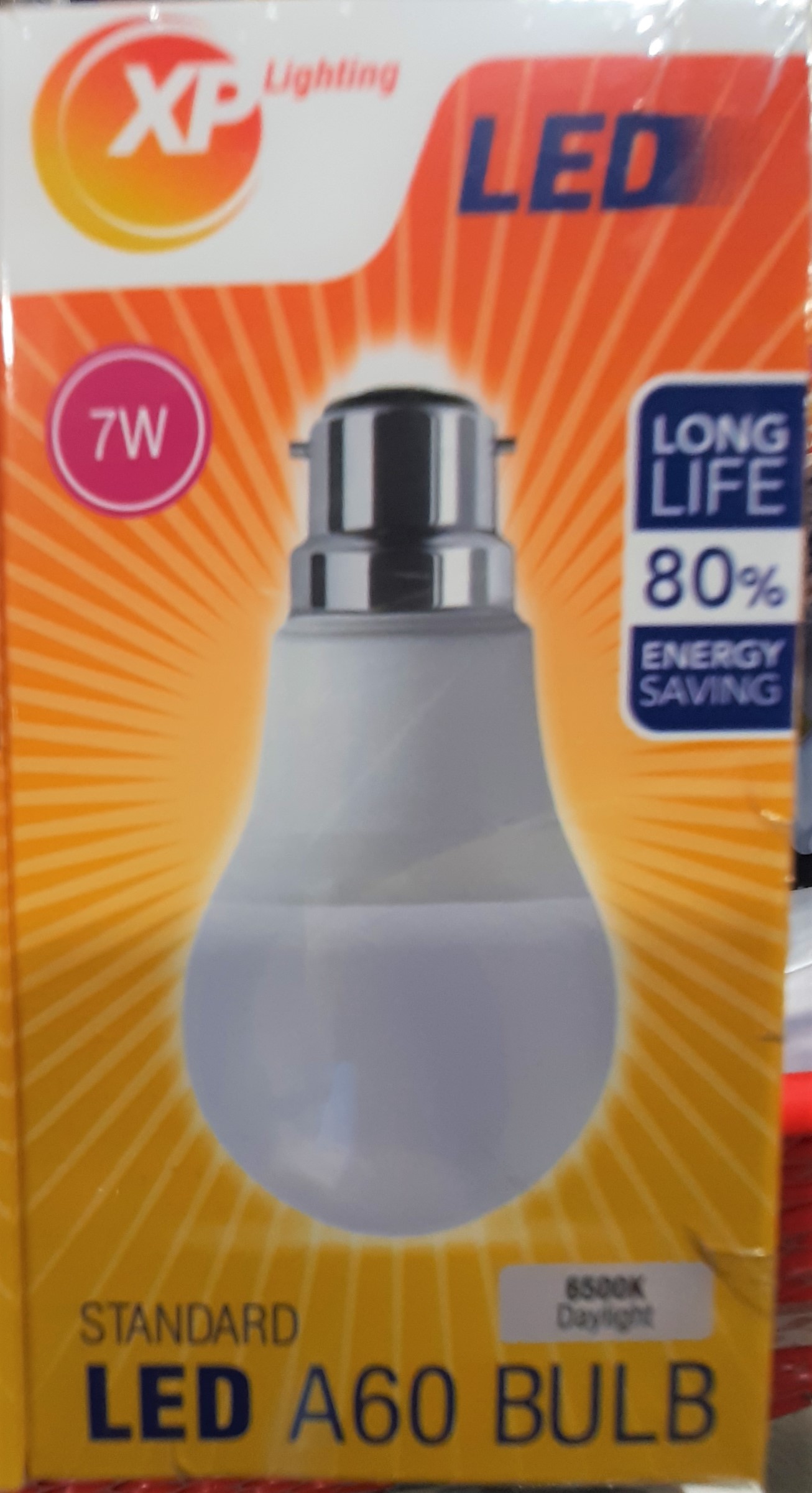 LED BULB A60 E27 7W 220/240V