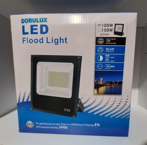 LED FLOOD LIGHT 100W 6500K