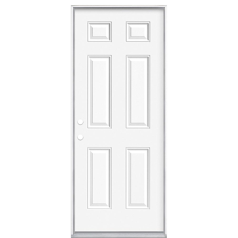 36X80 6 PANEL STEEL DOOR